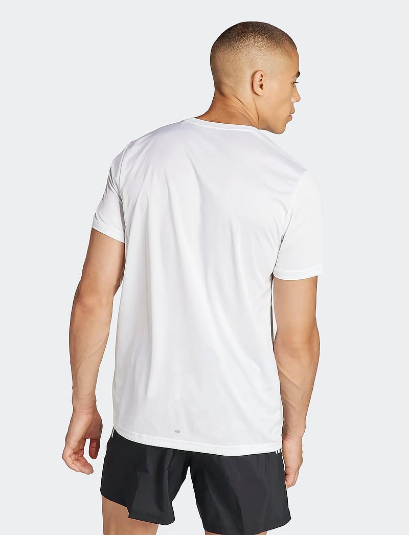 adidas Performance - RUN IT TEE - t-shirts - white - 4
