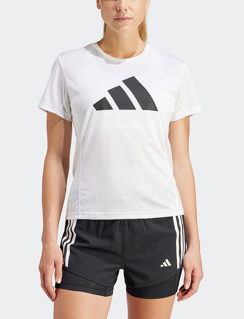 adidas Performance - RUN IT TEE - t-shirts - white - 3
