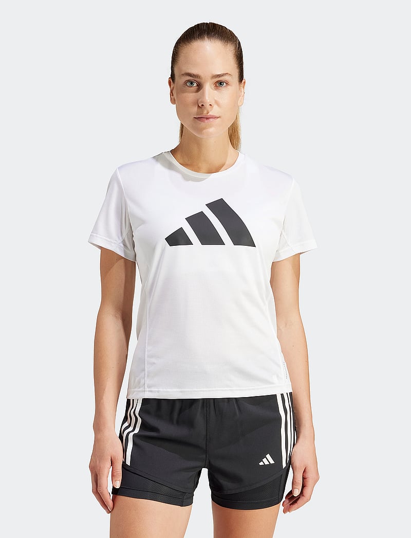 adidas Performance - RUN IT TEE - t-shirts - white - 4