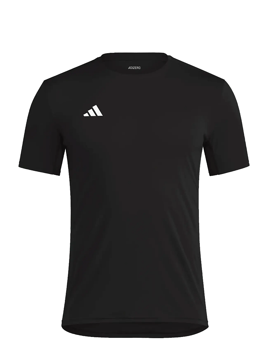 adidas Performance - ADIZERO E TEE - t-shirts - black - 1