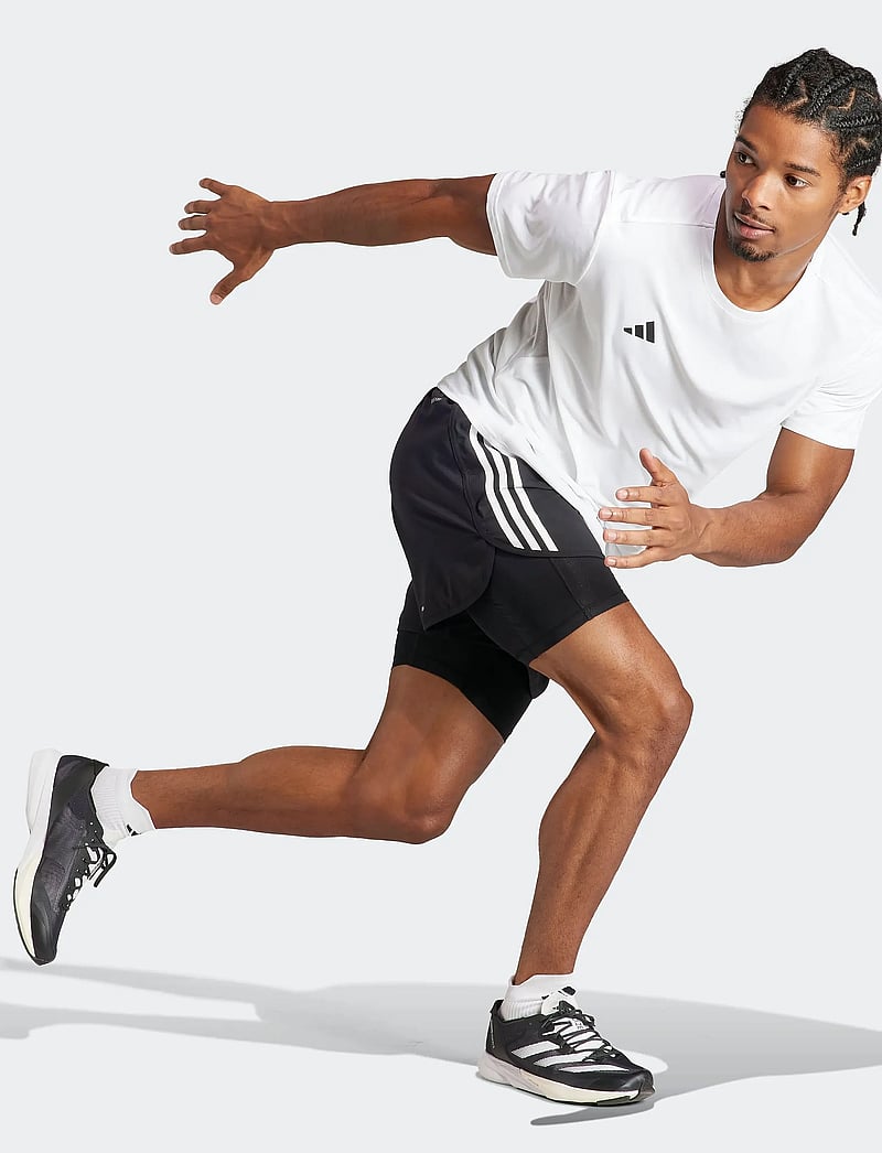 adidas Performance - ADIZERO E TEE - t-shirts - white - 0