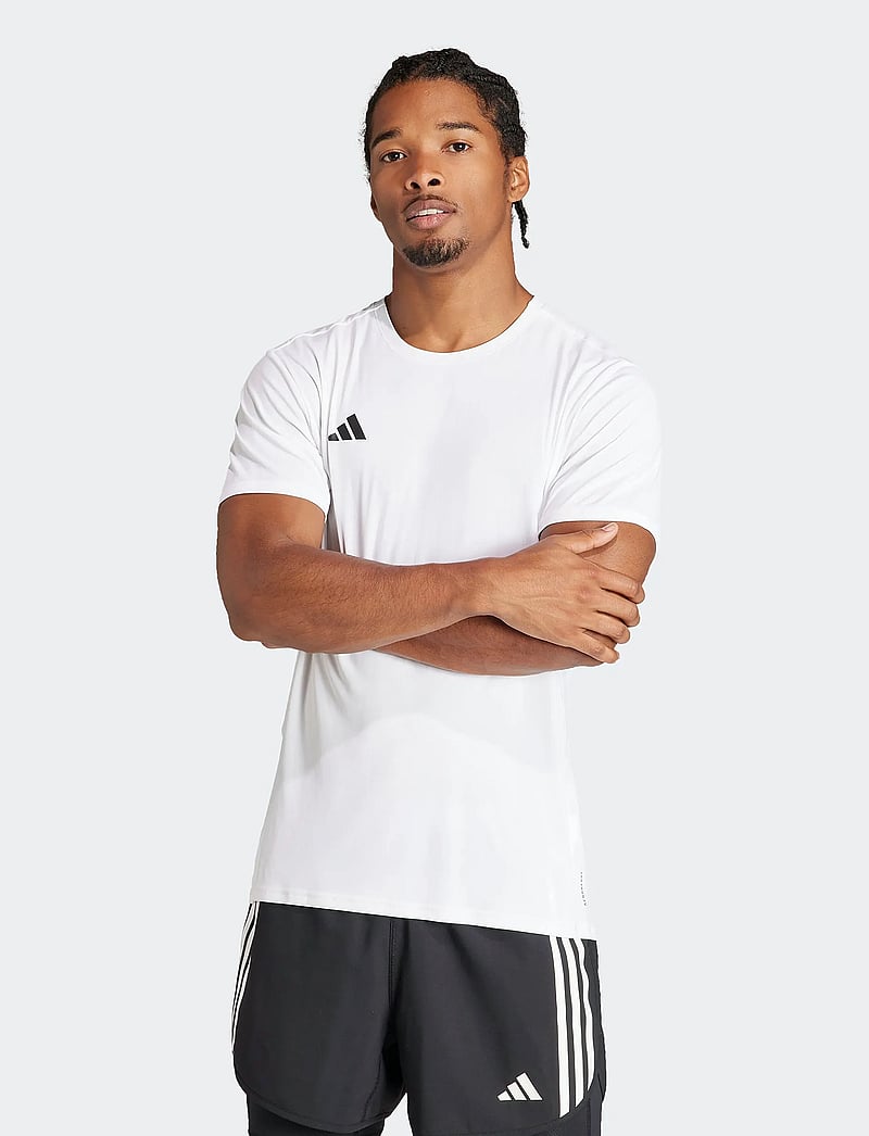 adidas Performance - ADIZERO E TEE - t-shirts - white - 3