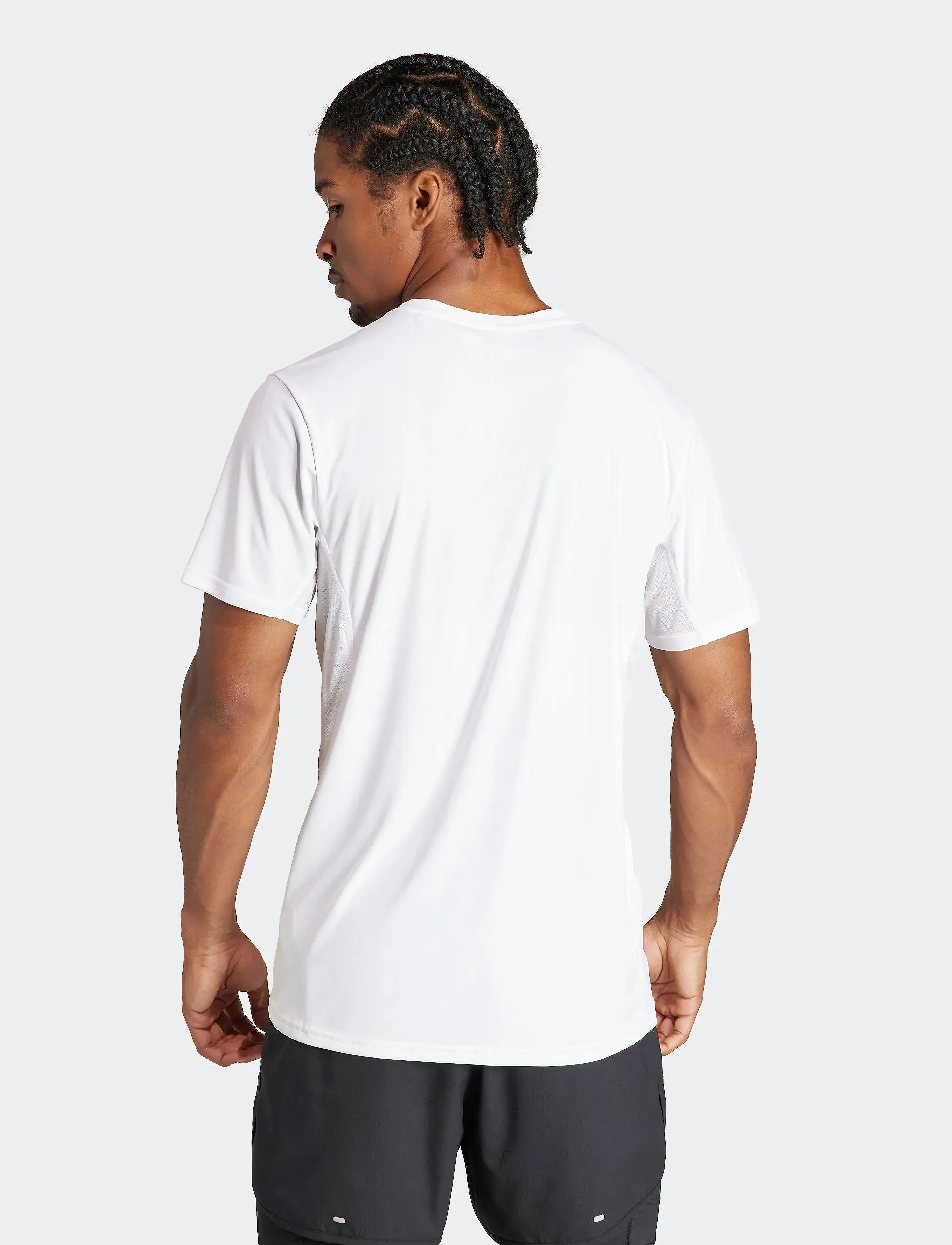 adidas Performance - ADIZERO E TEE - t-shirts - white - 4