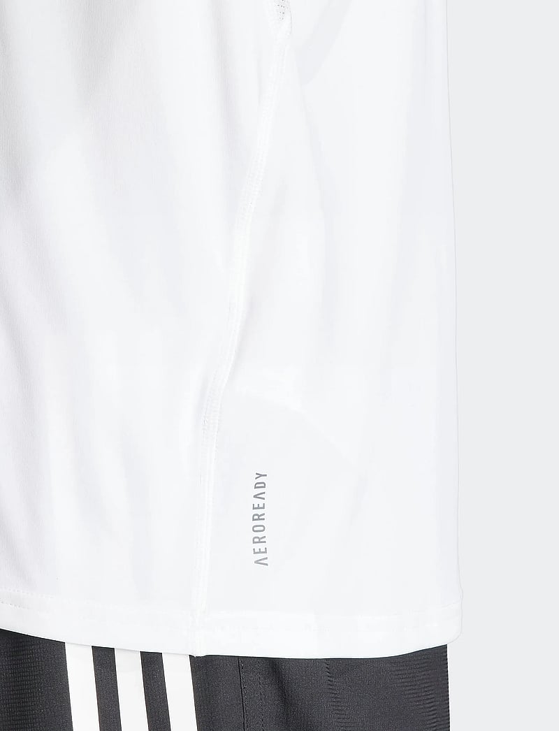 adidas Performance - ADIZERO E TEE - t-shirts - white - 5