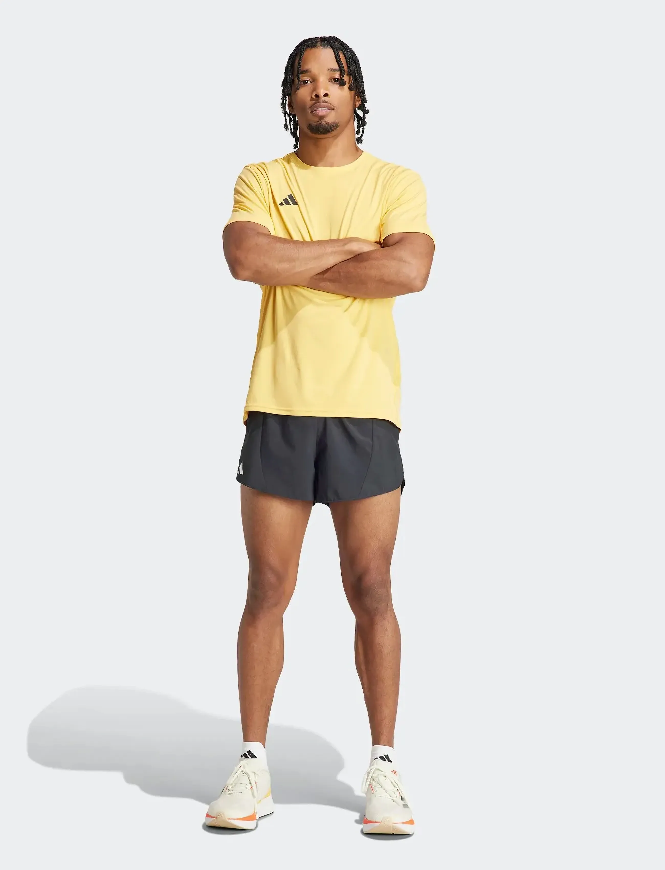adidas Performance ADIZERO E SHORT - Tänavastiil - BLACK / black