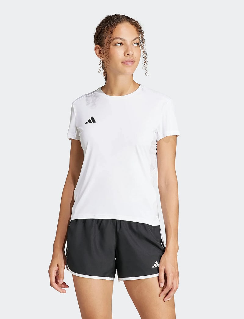 adidas Performance - ADIZERO E TEE - t-shirts - white - 0