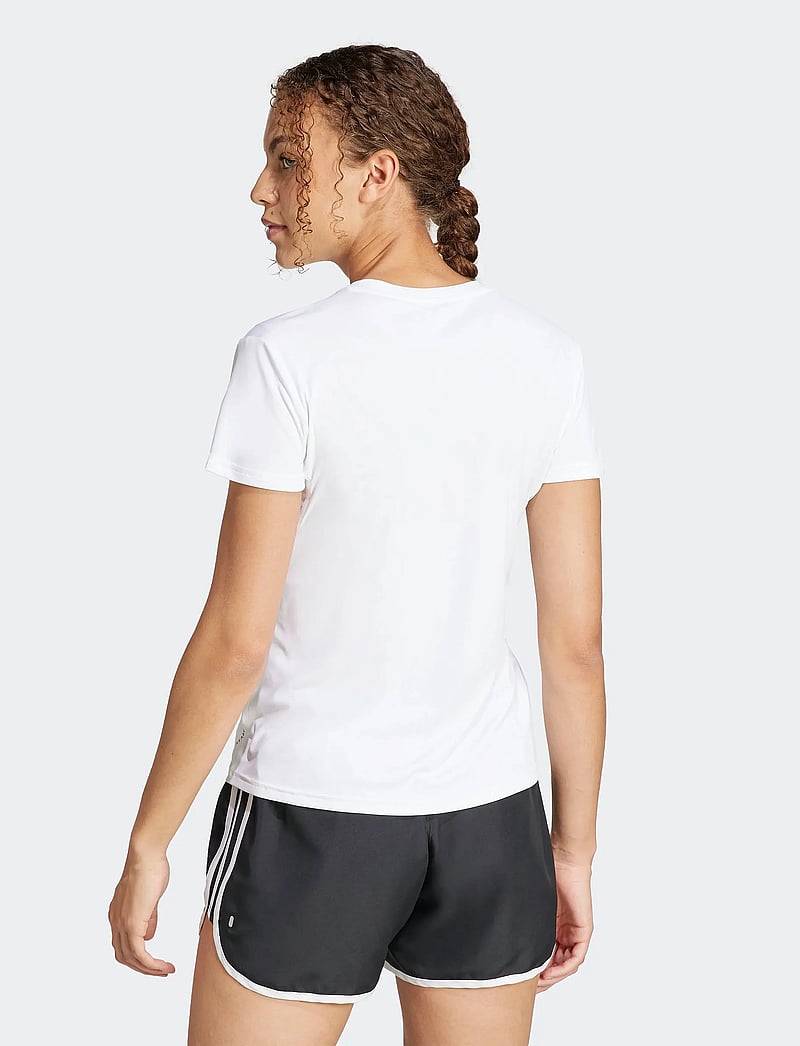 adidas Performance - ADIZERO E TEE - t-shirts - white - 4