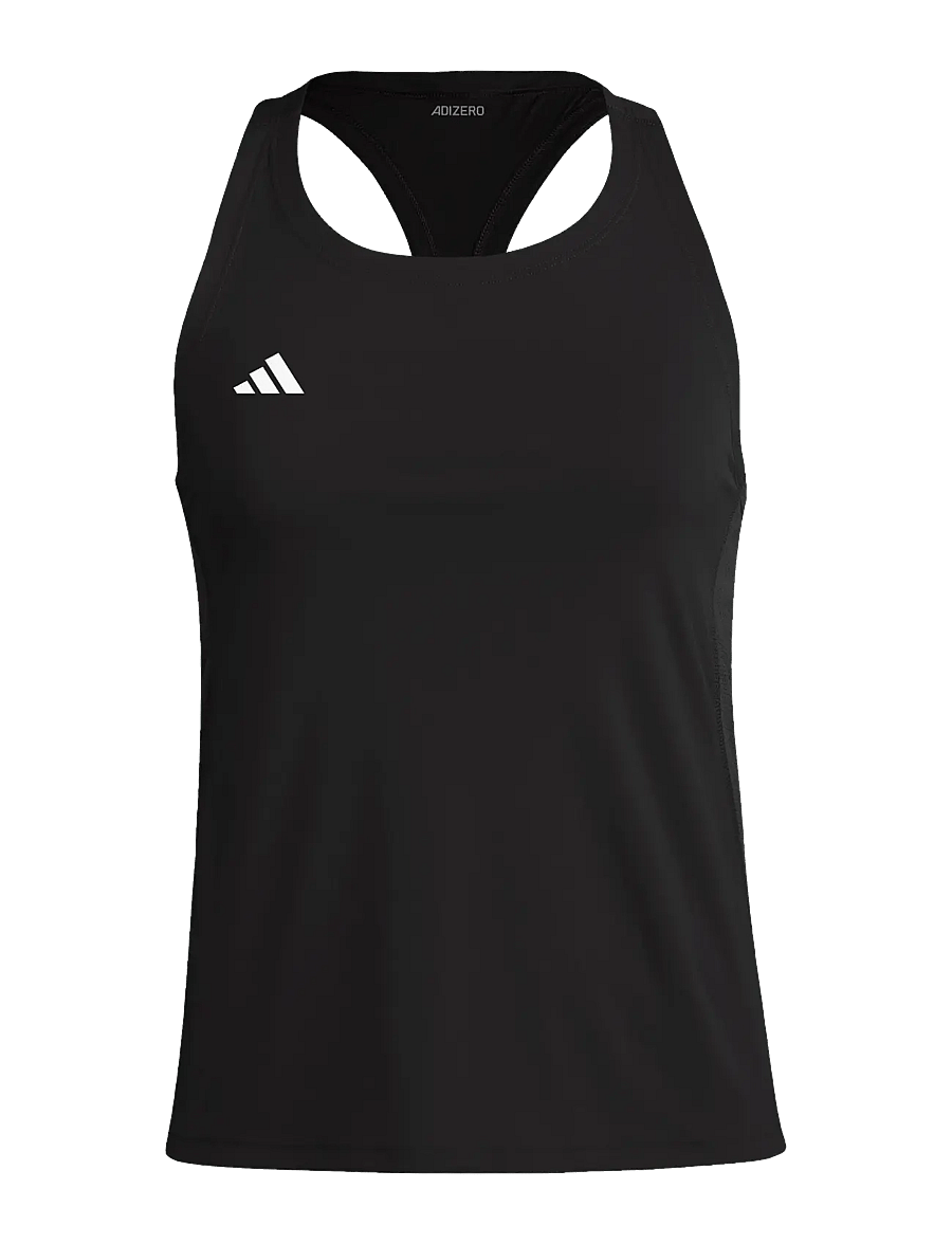 adidas Performance - ADIZERO E TANK - linnen - black - 1