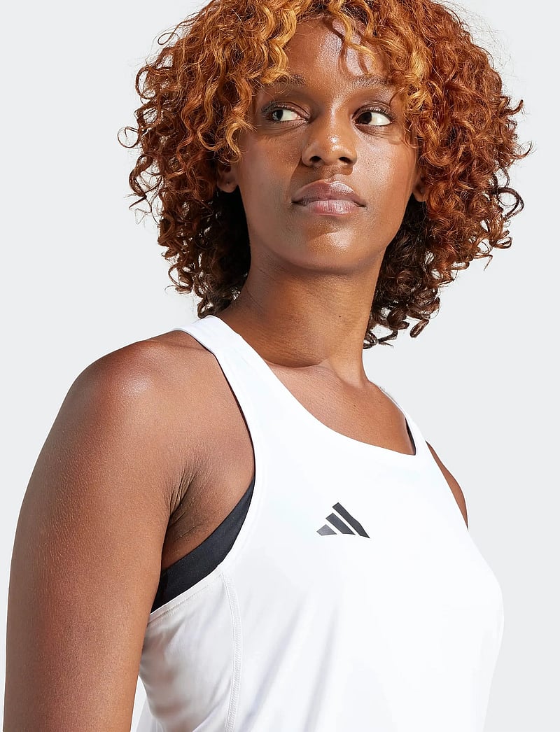 adidas Performance - ADIZERO E TANK - tanktops - white - 3