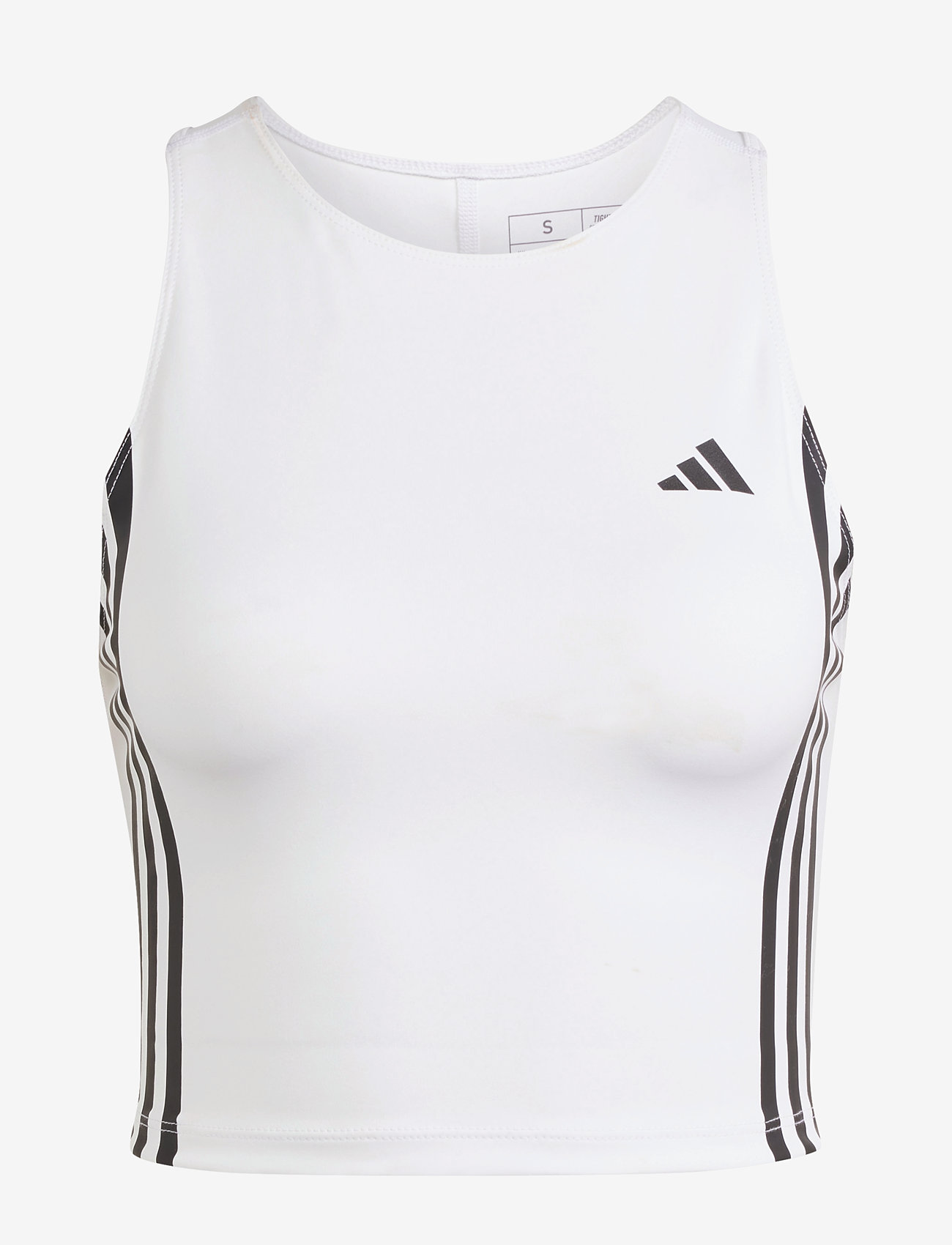 adidas Performance - OTR E 3S TANK - crop tops - white - 1
