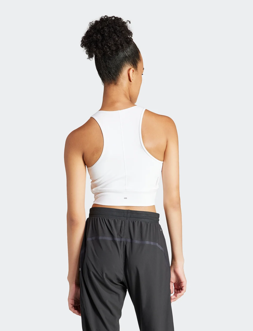 adidas Performance - OTR E 3S TANK - crop tops - white - 2