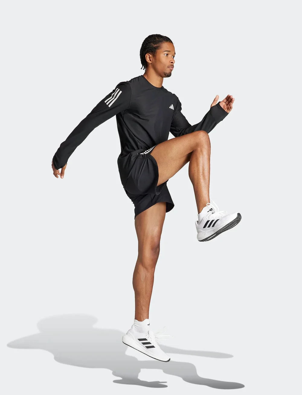 adidas Performance - OTR B LS - langarmshirts - black - 0