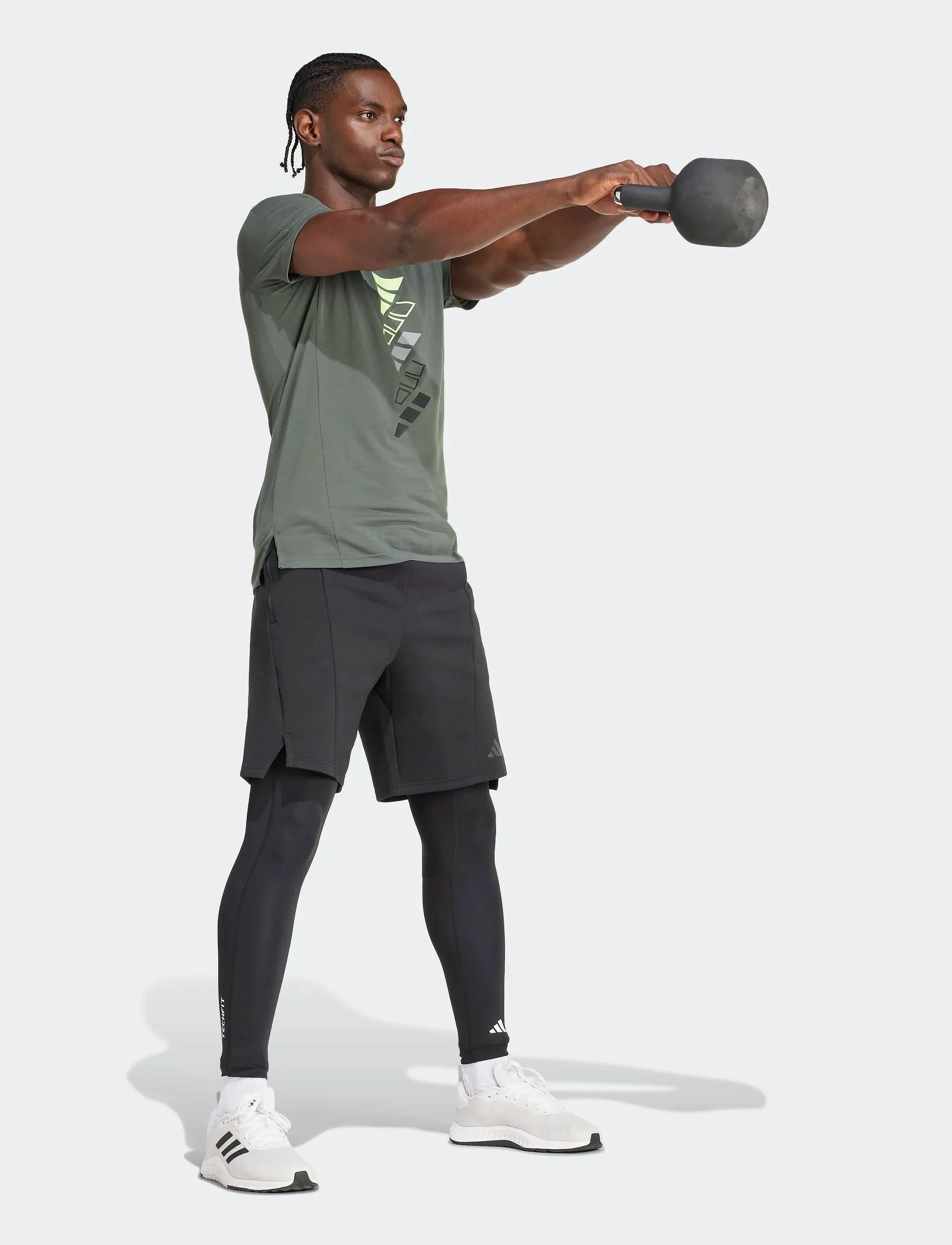 adidas Performance Tf Base Tight, Mænd, Kompressionstights, Sort, Str: XL