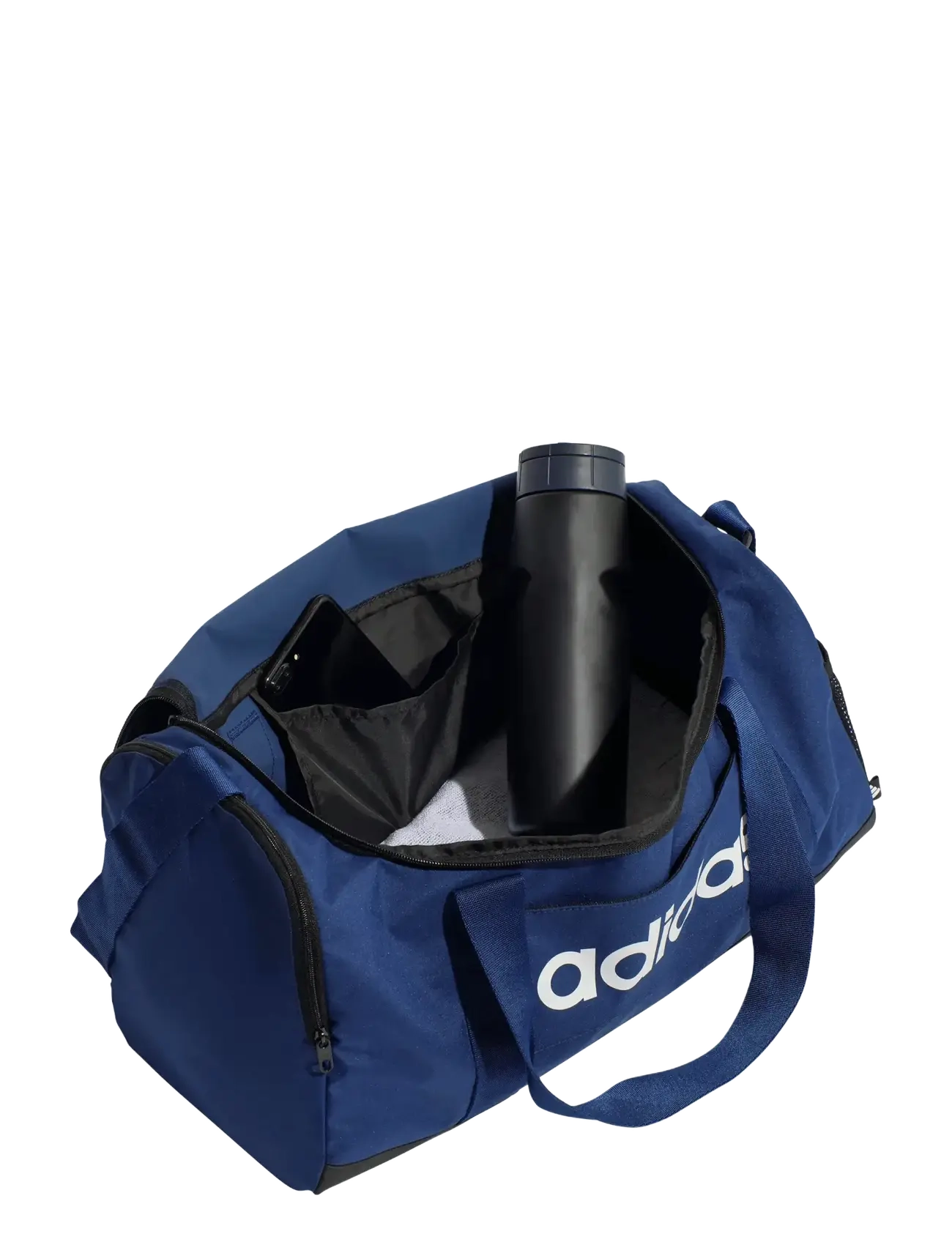 adidas Performance - LINEAR DUFFEL S - træningstasker - dkblue/white - 2