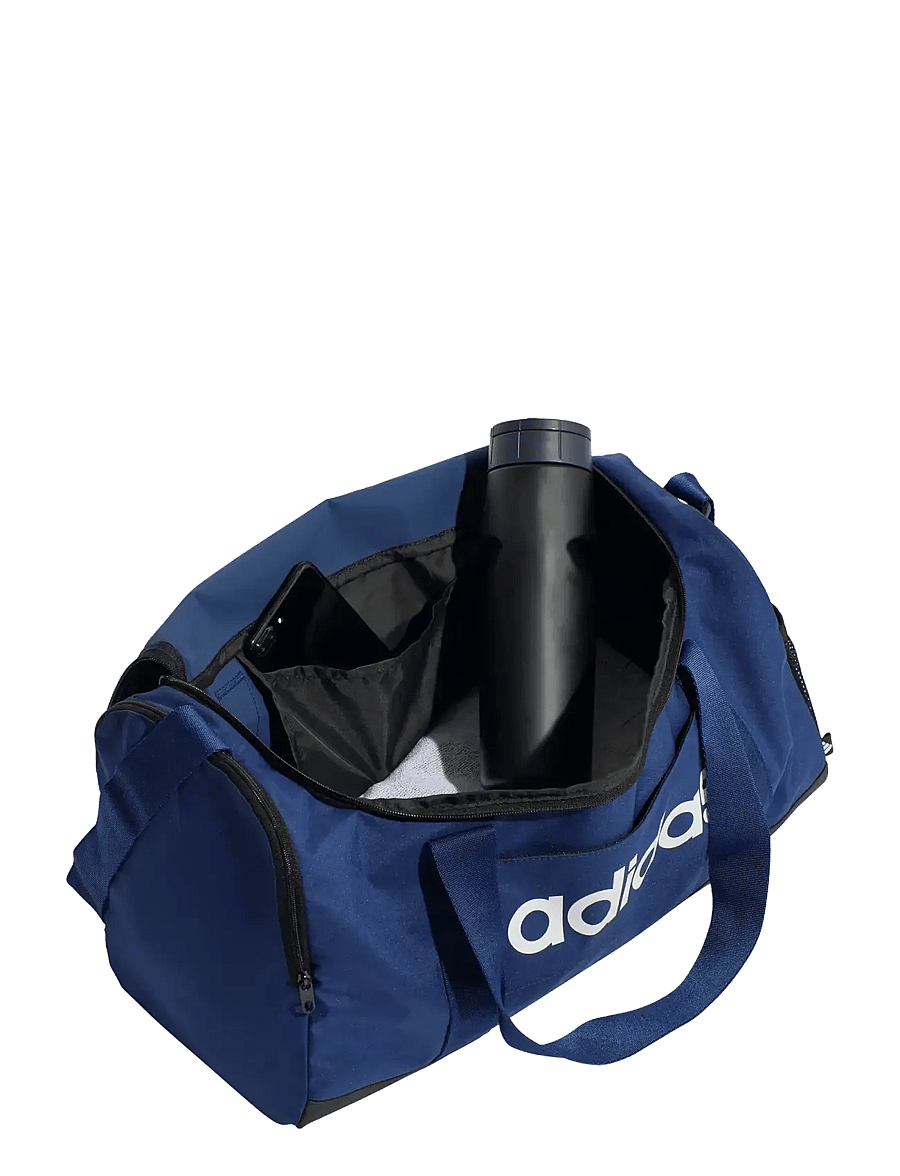 adidas Performance - LINEAR DUFFEL S - træningstasker - dkblue/white - 2