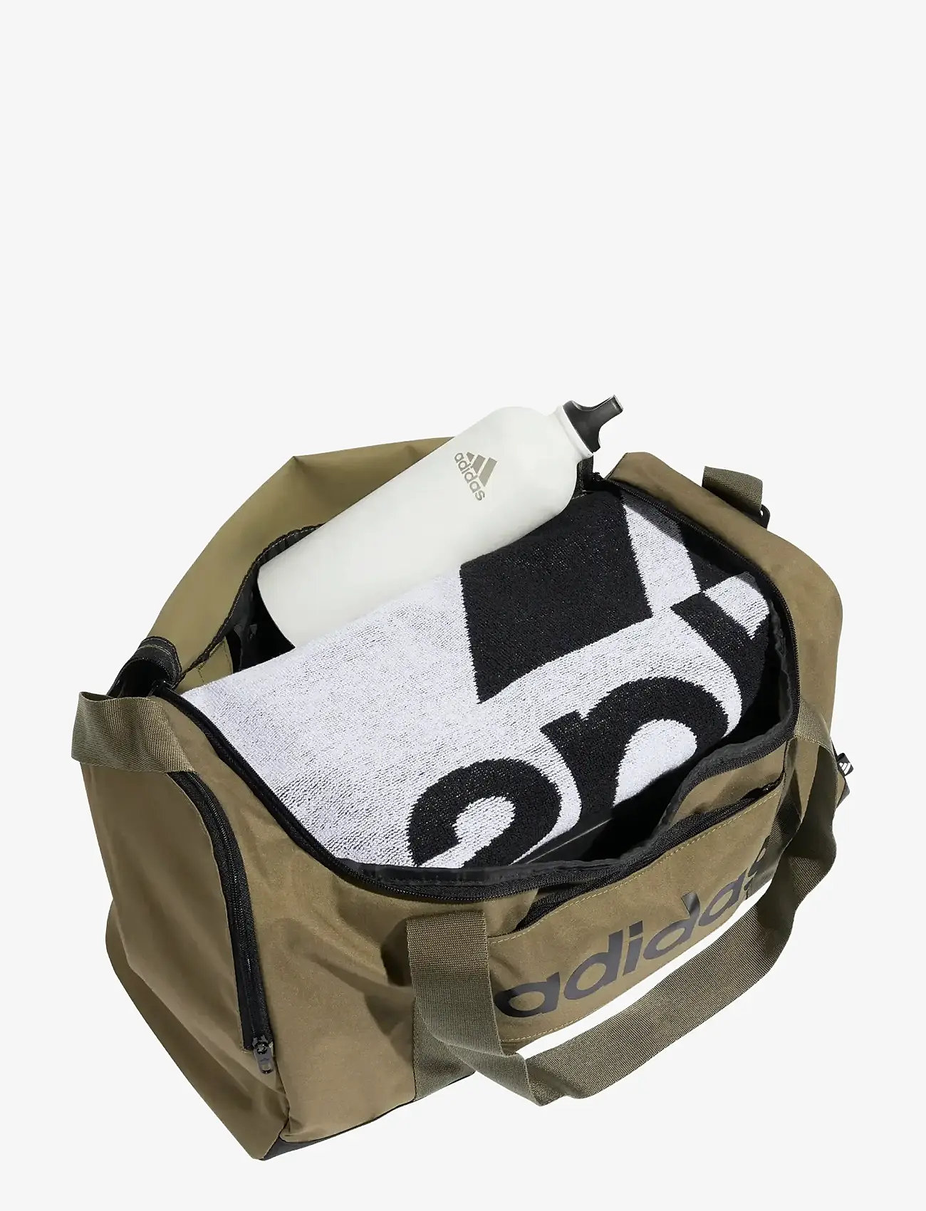 adidas Performance - LINEAR DUFFEL S - træningstasker - olistr/black - 2