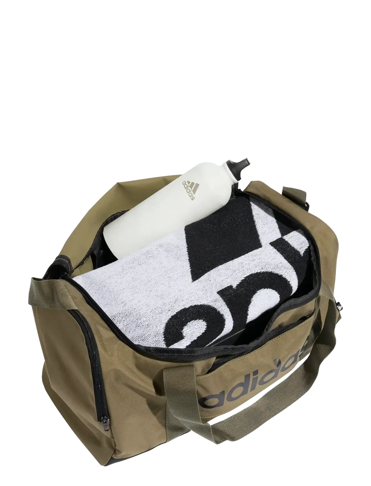adidas Performance - LINEAR DUFFEL S - træningstasker - olistr/black - 2