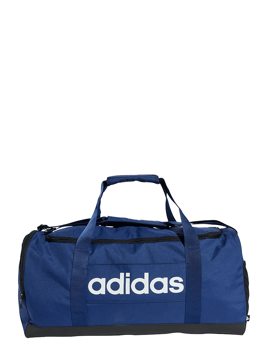 adidas Performance - LINEAR DUFFEL M - träningsväskor - dkblue/white - 0
