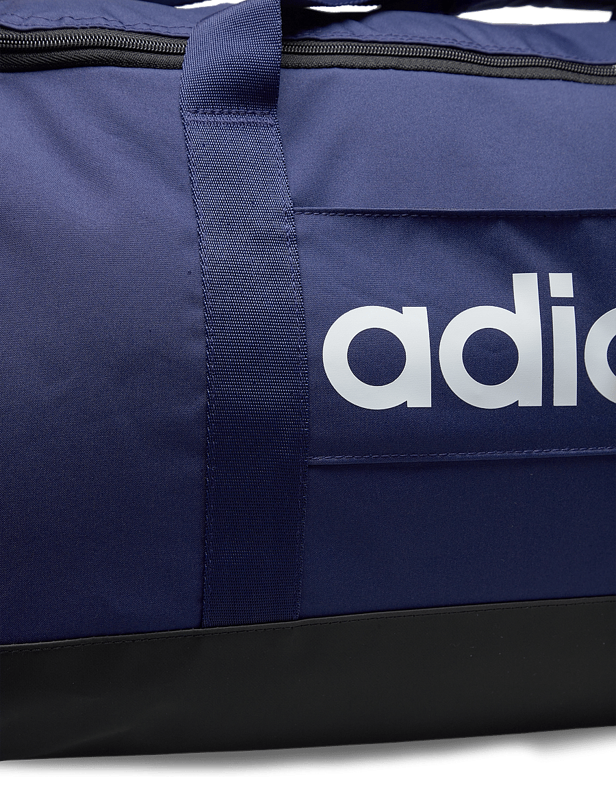 adidas Performance - LINEAR DUFFEL M - träningsväskor - dkblue/white - 3