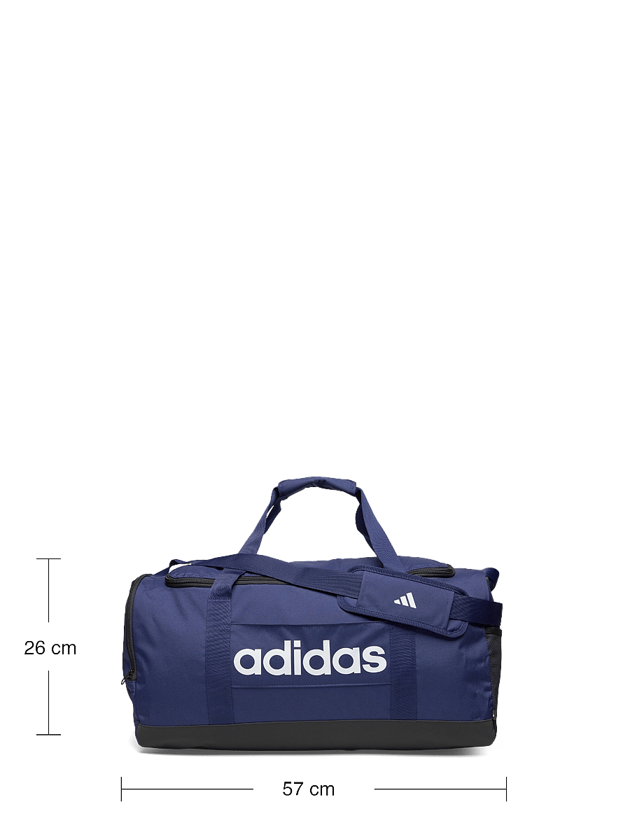 adidas Performance - LINEAR DUFFEL M - träningsväskor - dkblue/white - 5