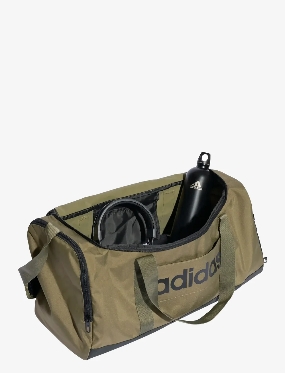 adidas Performance - LINEAR DUFFEL M - træningstasker - olistr/black - 2