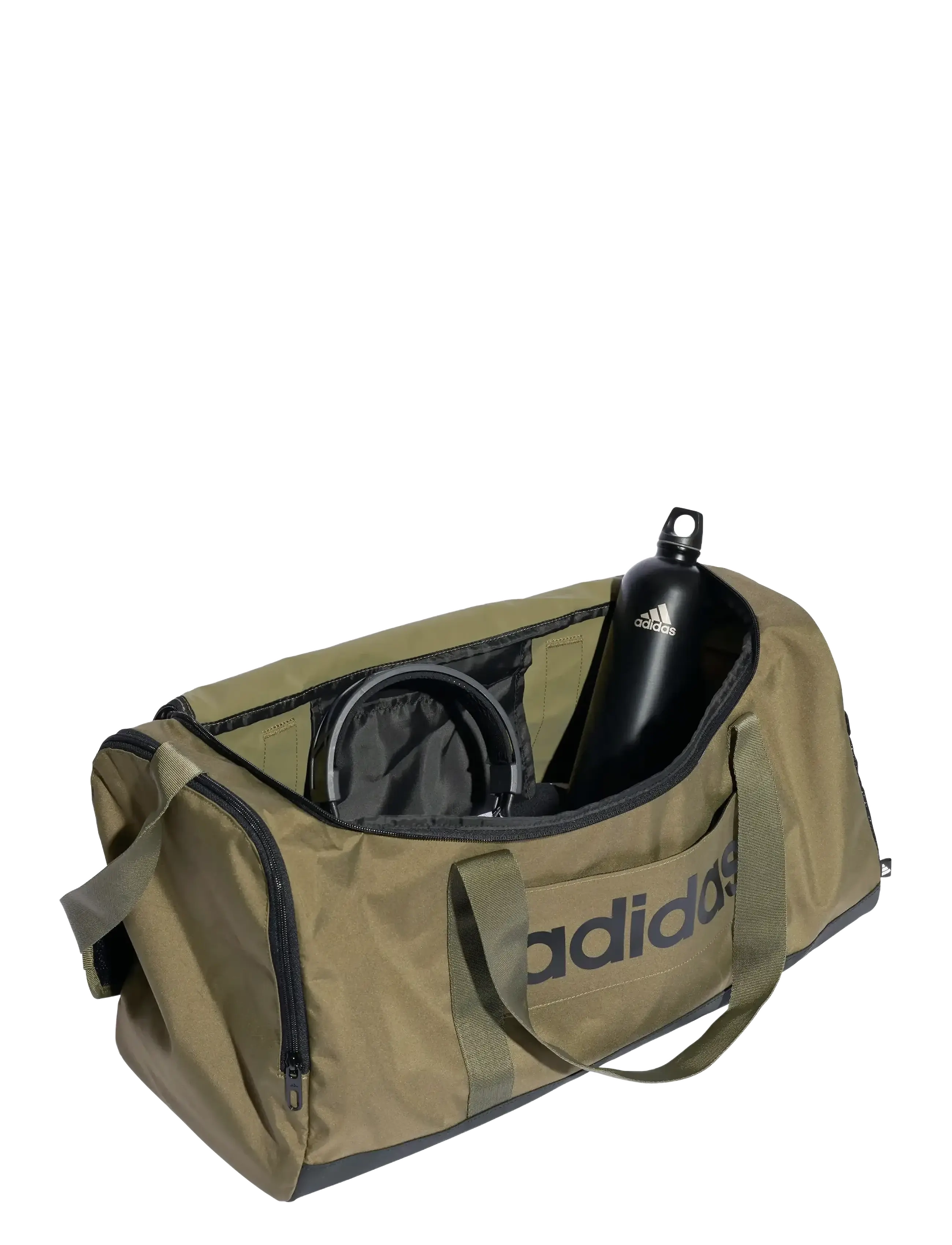 adidas Performance - LINEAR DUFFEL M - træningstasker - olistr/black - 2