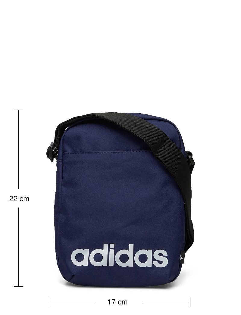 adidas Performance - LINEAR ORG - crossbody- & magväskor - dkblue/white - 5