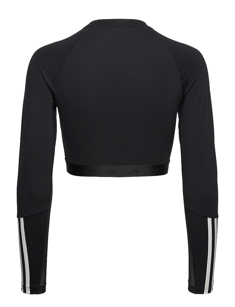 adidas Performance - HYGLM CRO LS - crop-tops - black/white - 1