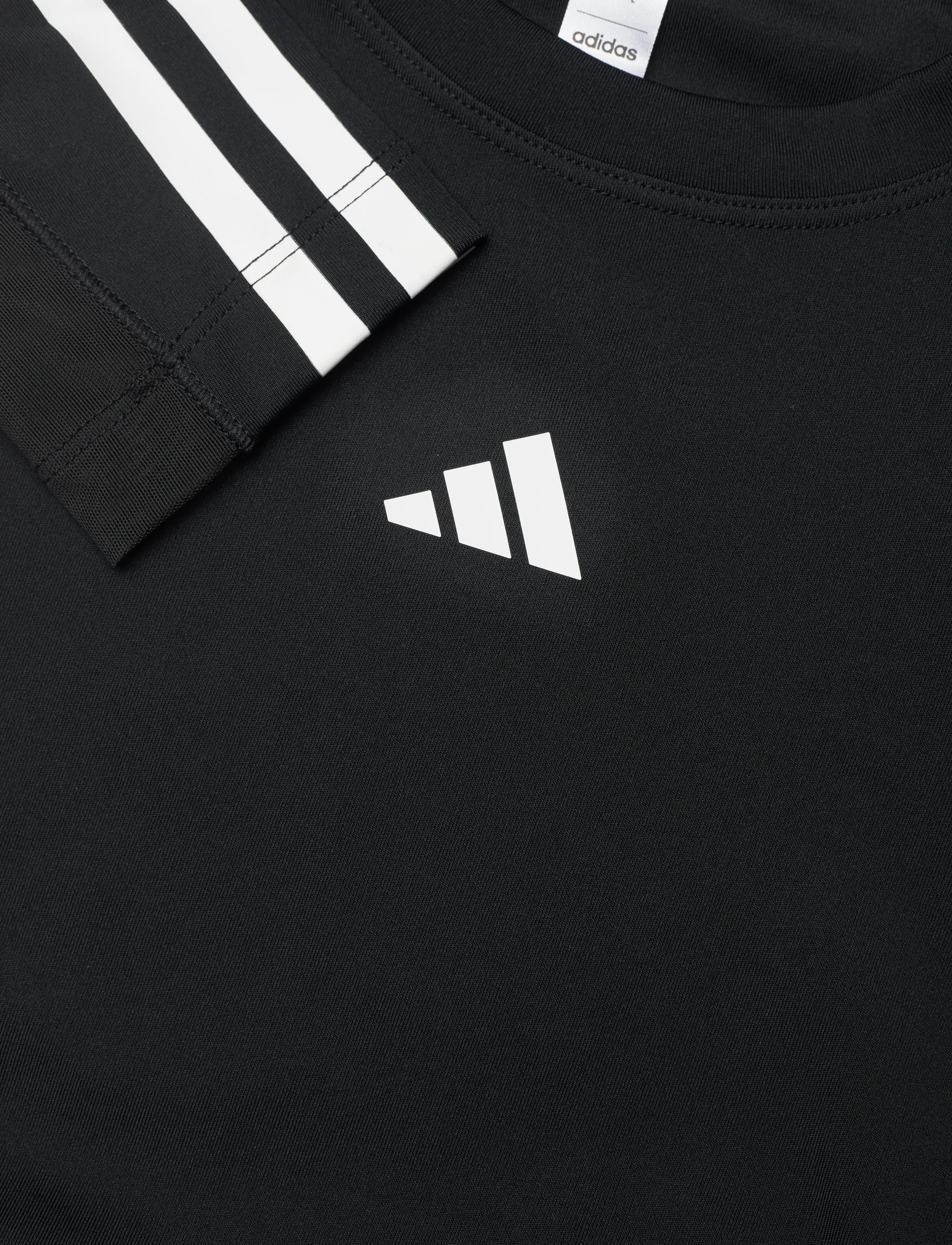 adidas Performance - HYGLM CRO LS - crop tops - black/white - 4