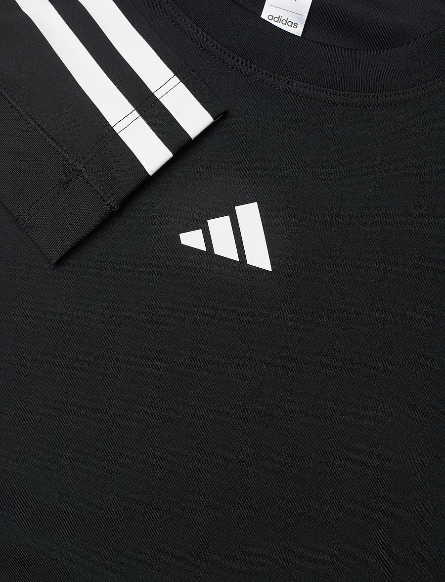 adidas Performance - HYGLM CRO LS - crop tops - black/white - 4