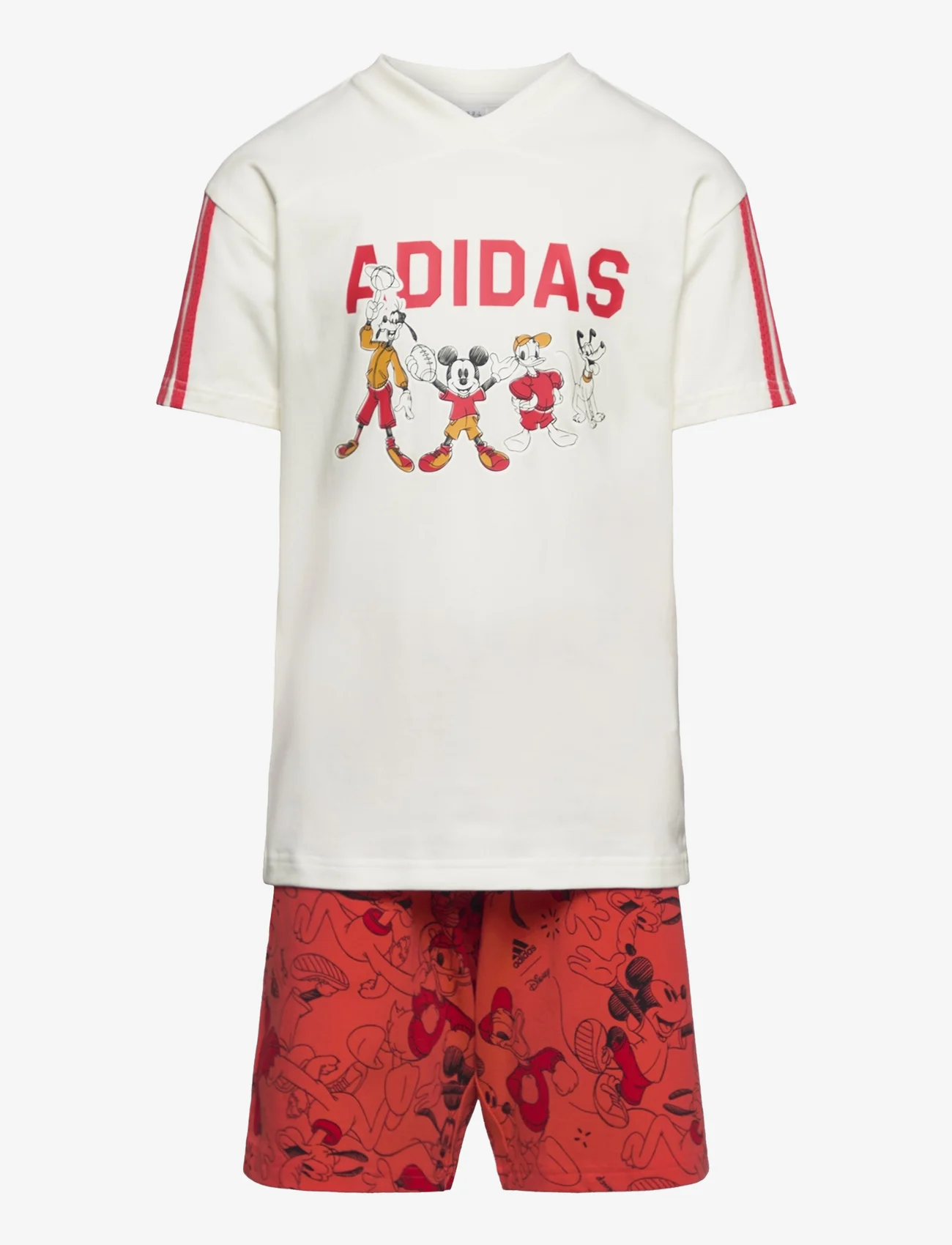 adidas Performance - LK DY MM T SET - sets with short-sleeved t-shirt - owhite/brired - 0
