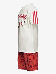 adidas Performance - LK DY MM T SET - set med kortärmad t-shirt - owhite/brired - 6