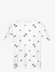 adidas Performance - J SW ZNE T - short-sleeved t-shirts - white/black - 0