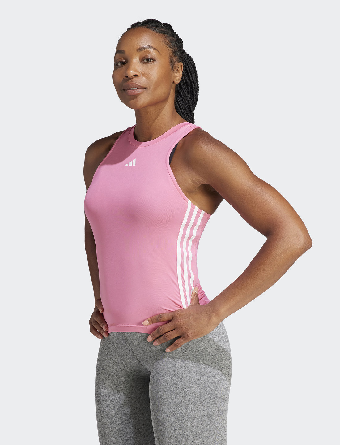 adidas Performance Aeroready Train Essentials Regular 3 stripes Tank Top Tops zonder mouwen Boozt