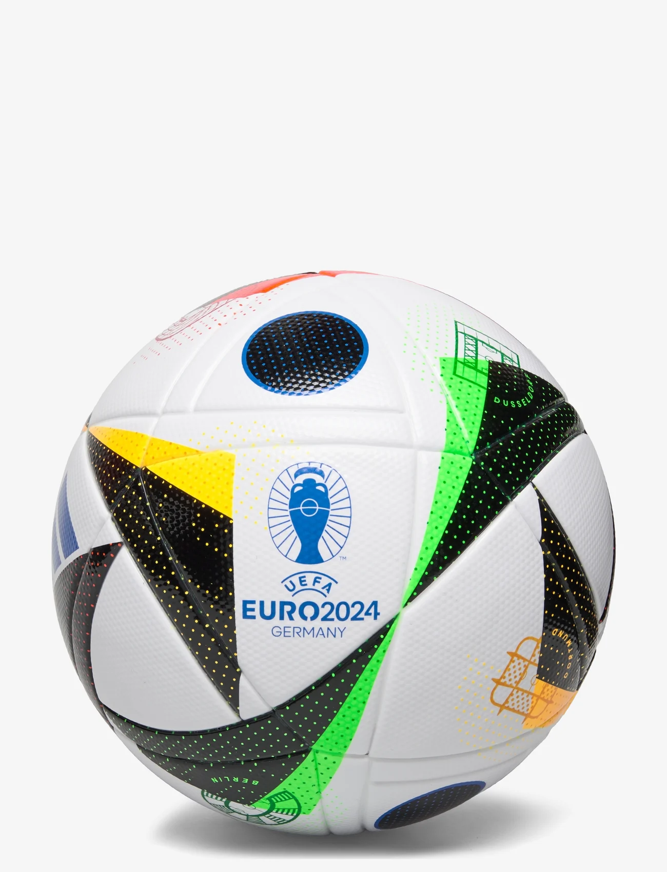 adidas Performance - Euro 24 Ball - football equipment - white/black/globlu - 0