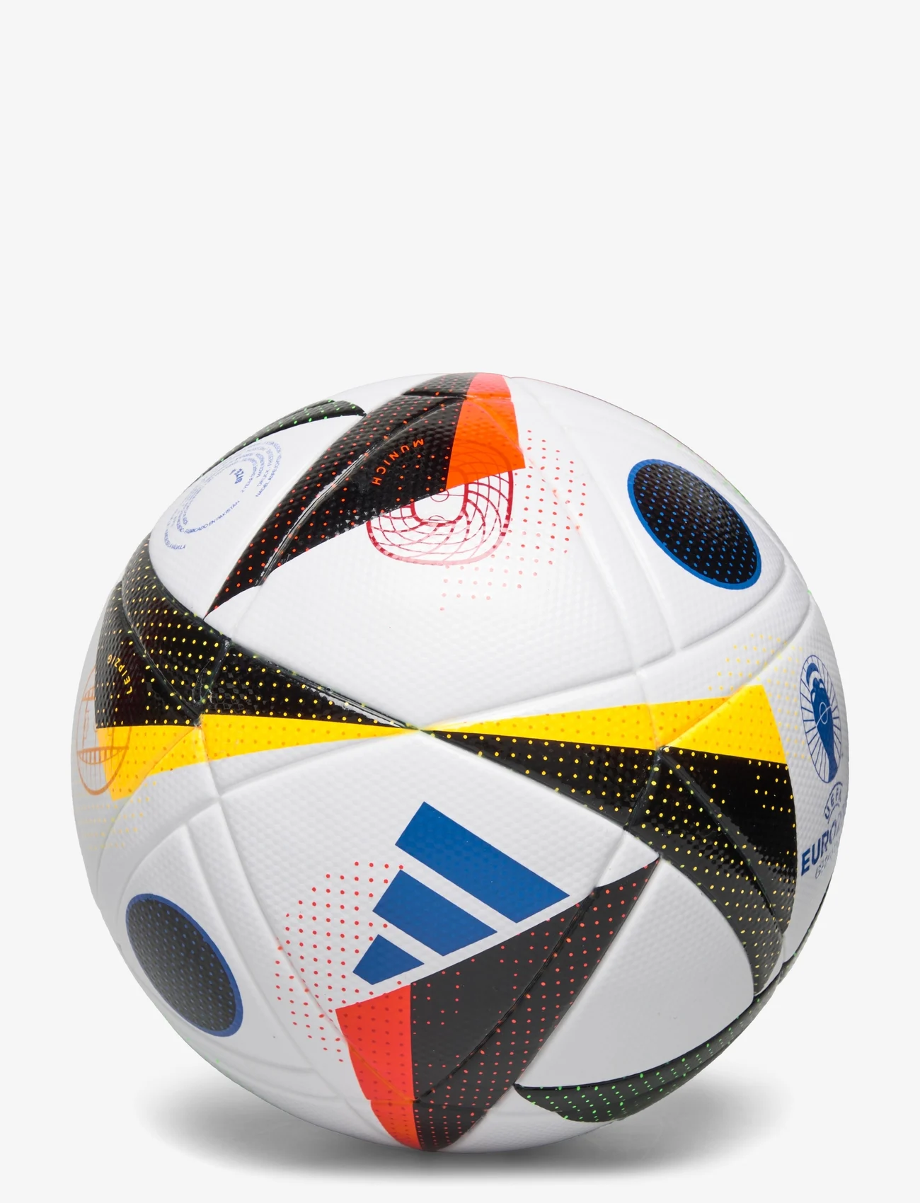 adidas Performance - Euro 24 Ball - fußballausrüstung - white/black/globlu - 1