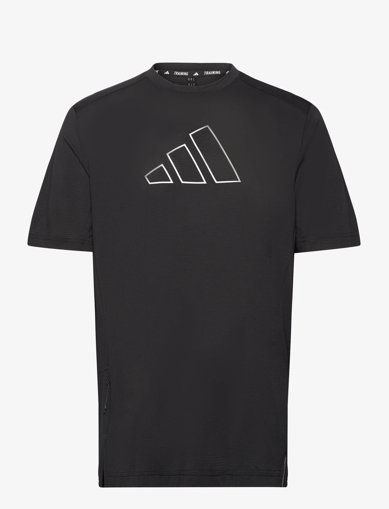 adidas Performance - TI 3B TEE - short-sleeved t-shirts - black/white - 0