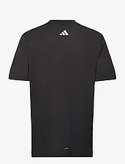 adidas Performance - TI 3B TEE - short-sleeved t-shirts - black/white - 1
