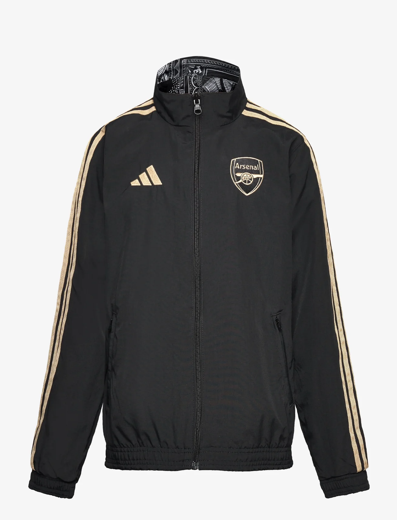 adidas Performance - Arsenal Ian Wright Anthem Jacket Kids - spring jackets - black - 0