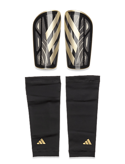 adidas Performance TIRO SG LGE - Benskinner og sleeves - BLACK/GOLDMT/WHITE / black