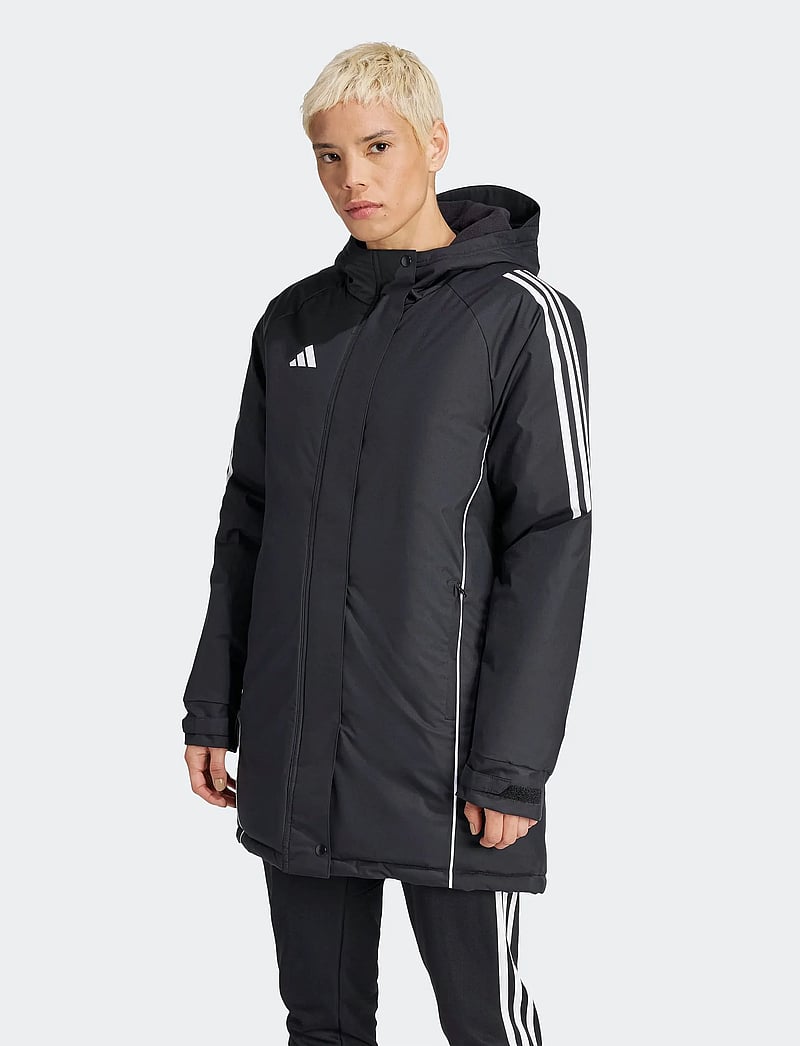 adidas Performance - TIRO24 PARKA W - jacken - black/white - 0