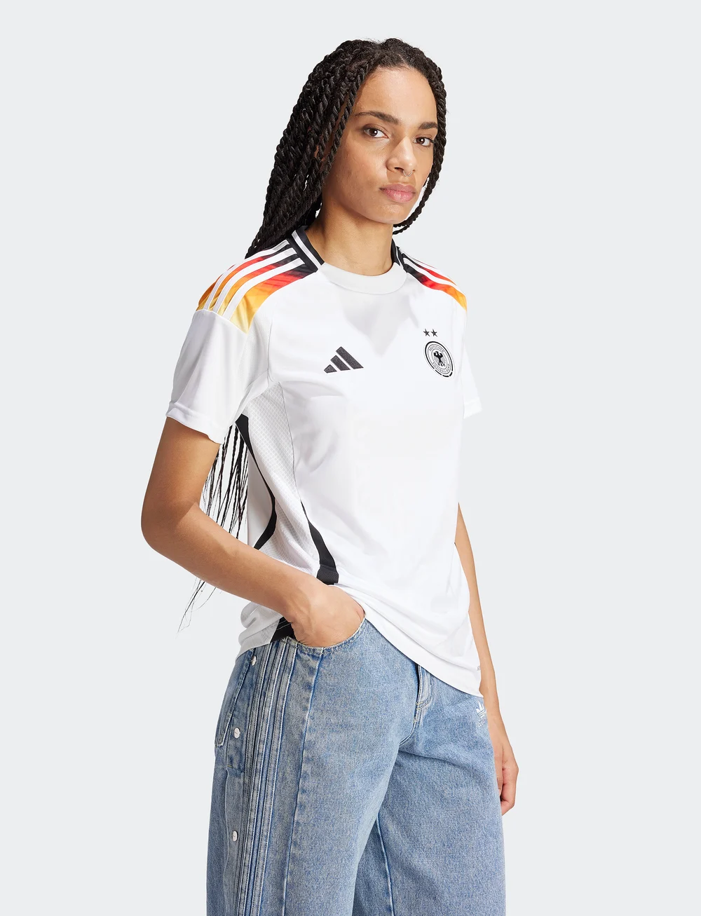 adidas Performance - DFB H JSY W2 - fotbollströjor - white - 0