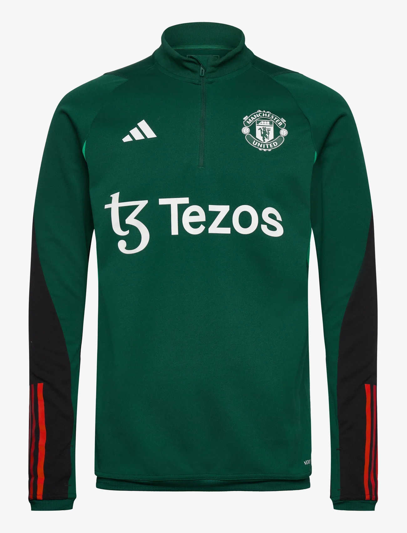 adidas Performance - Manchester United Tiro 23 Training Top - sportiska stila džemperi - cgreen/black/corgrn/a - 0