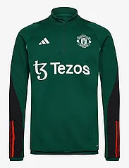 adidas Performance - Manchester United Tiro 23 Training Top - sportiska stila džemperi - cgreen/black/corgrn/a - 0