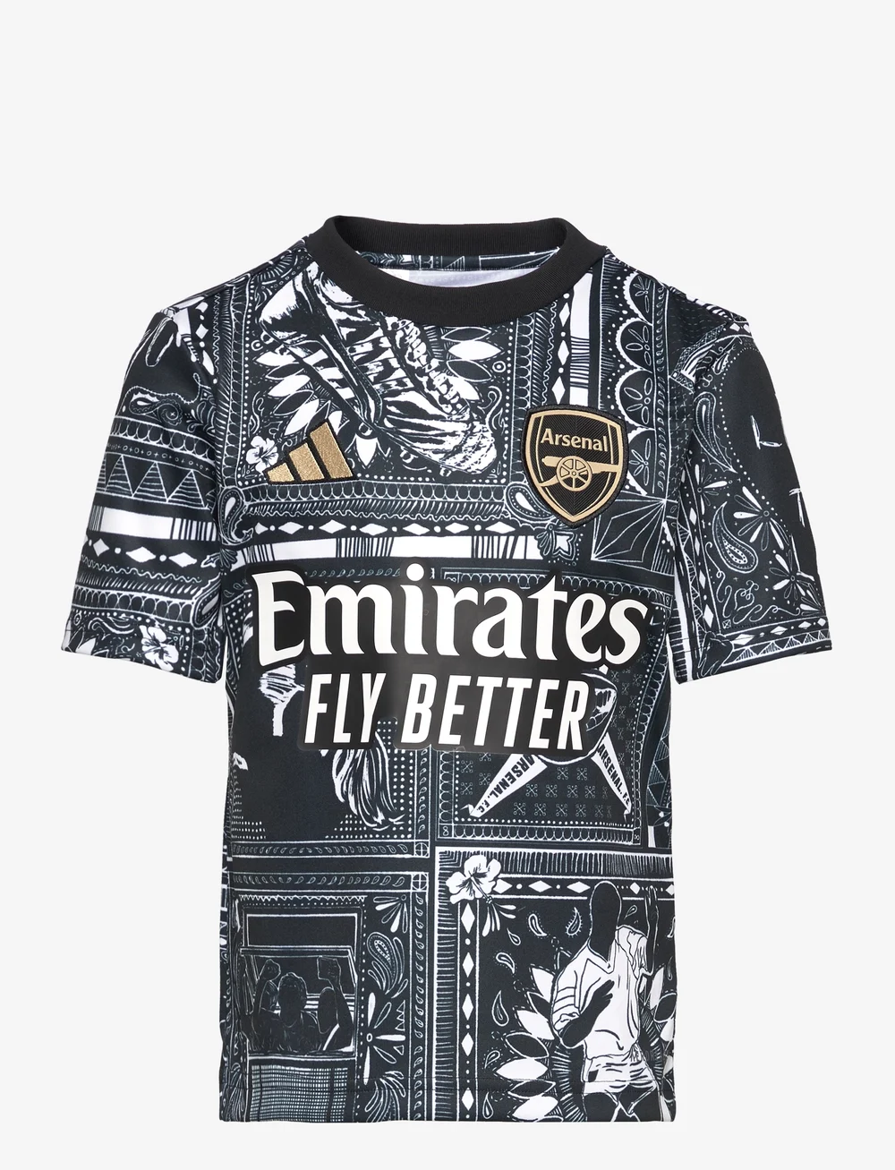 adidas Performance Arsenal Ian Wright Pre match Jersey Kids