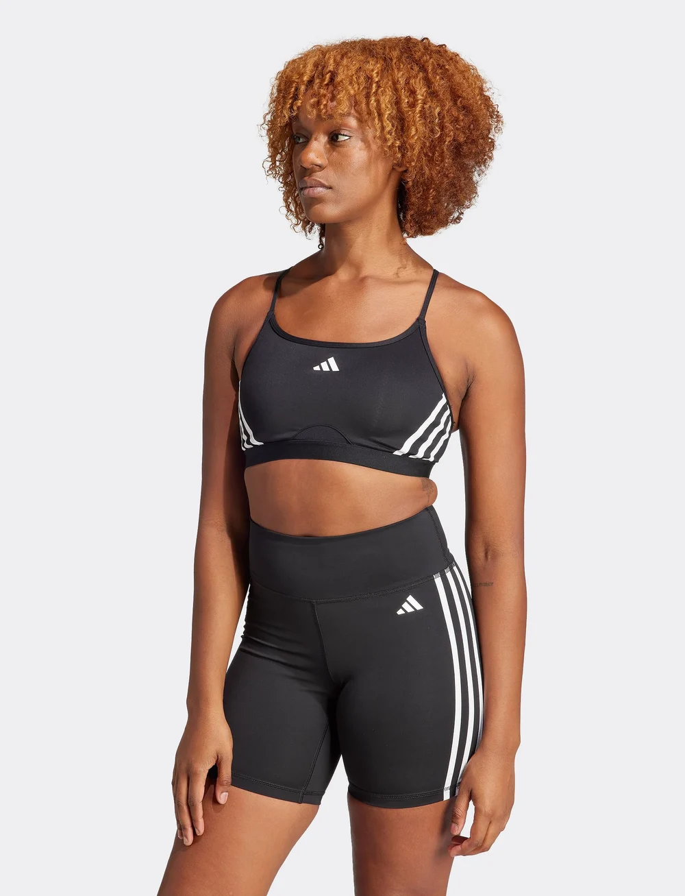 adidas Performance - AERCT LS 3S BRA - sport-bhs - black/white - 0