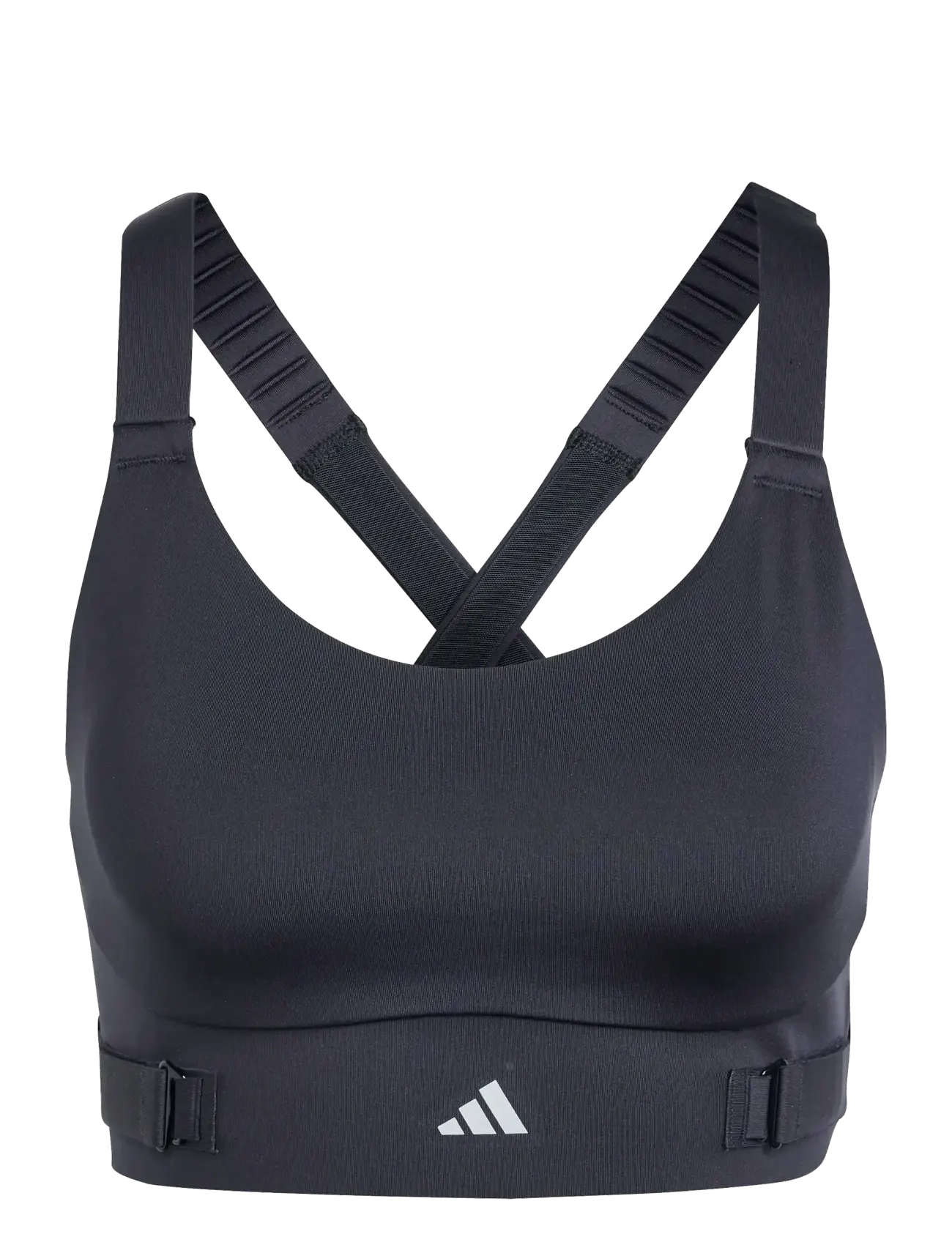 adidas Performance - FASTIM L HS BRA - starker halt - black - 1