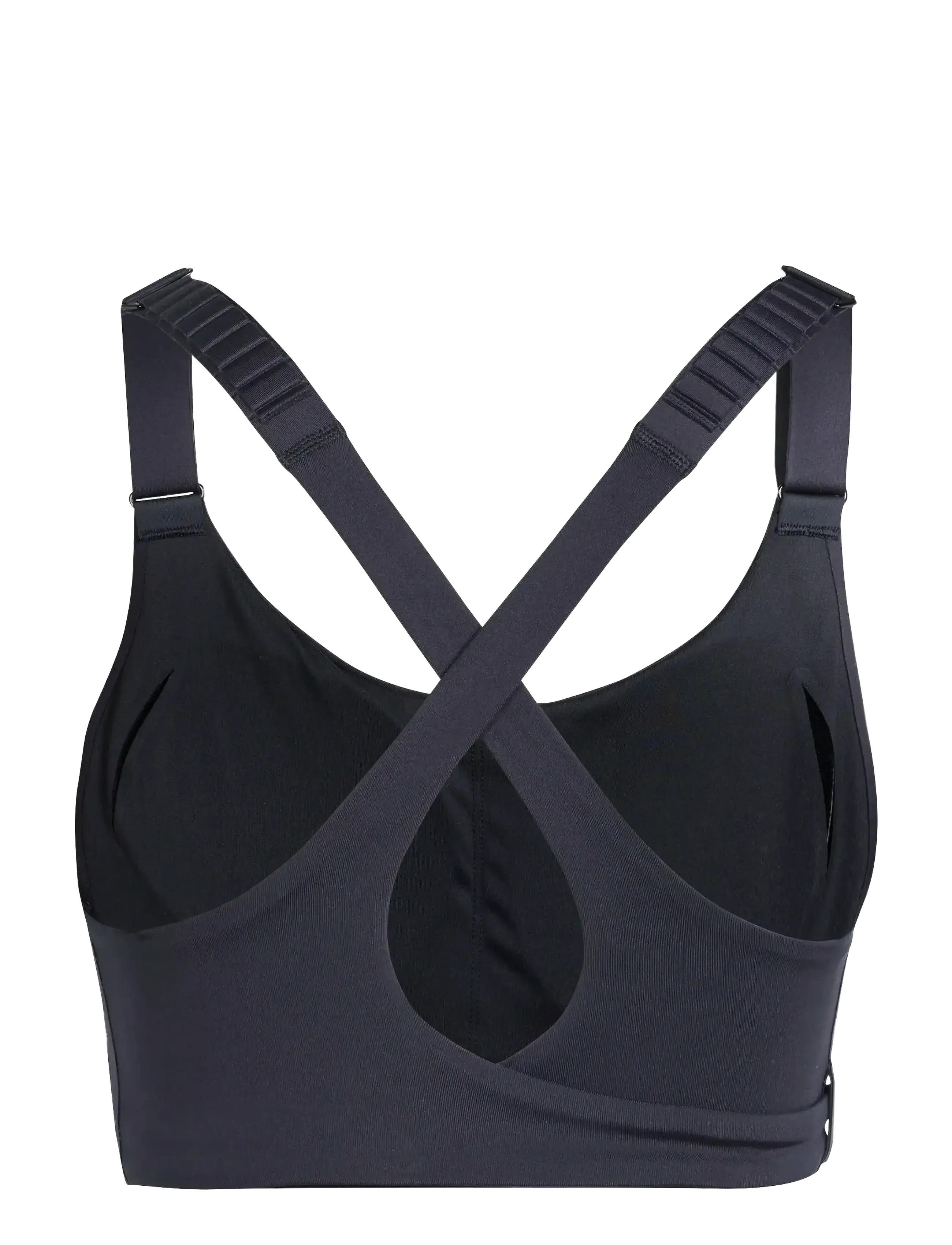 adidas Performance - FASTIM L HS BRA - starker halt - black - 2