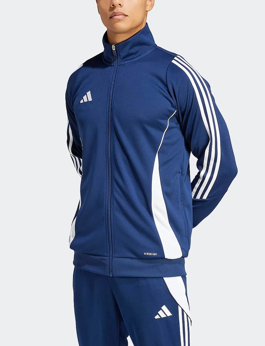 adidas Performance - TIRO24 TRJKT - sweatshirts - tenabl/white - 3