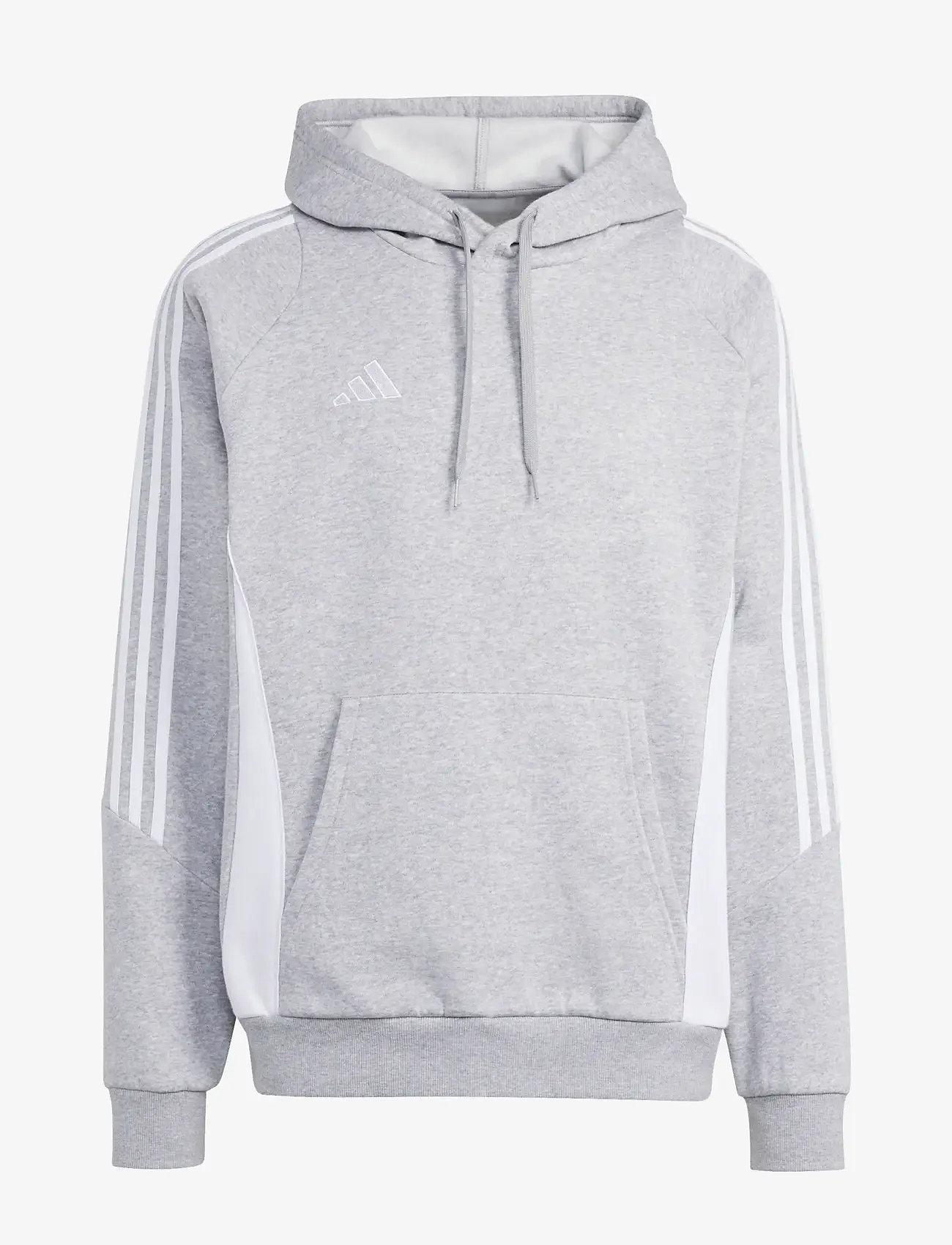 adidas Performance - TIRO24 SWHOOD - tops - mgreyh/white - 1
